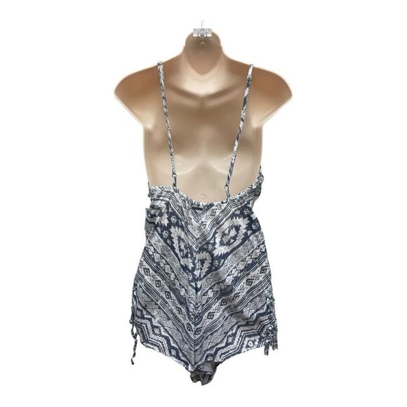NWT Billabong Keep Dreamin Blue Print Romper Size M Festival Boho - Picture 5 of 10